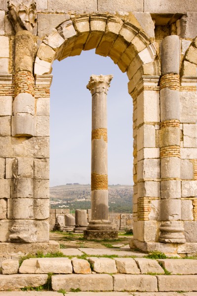 Volubilis-Meknes-Morocco-Roman-Ruins