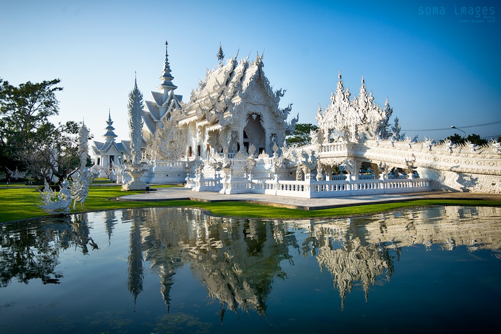 Wat Rong Khun, the White Temple in Chiang Rai, Thailand